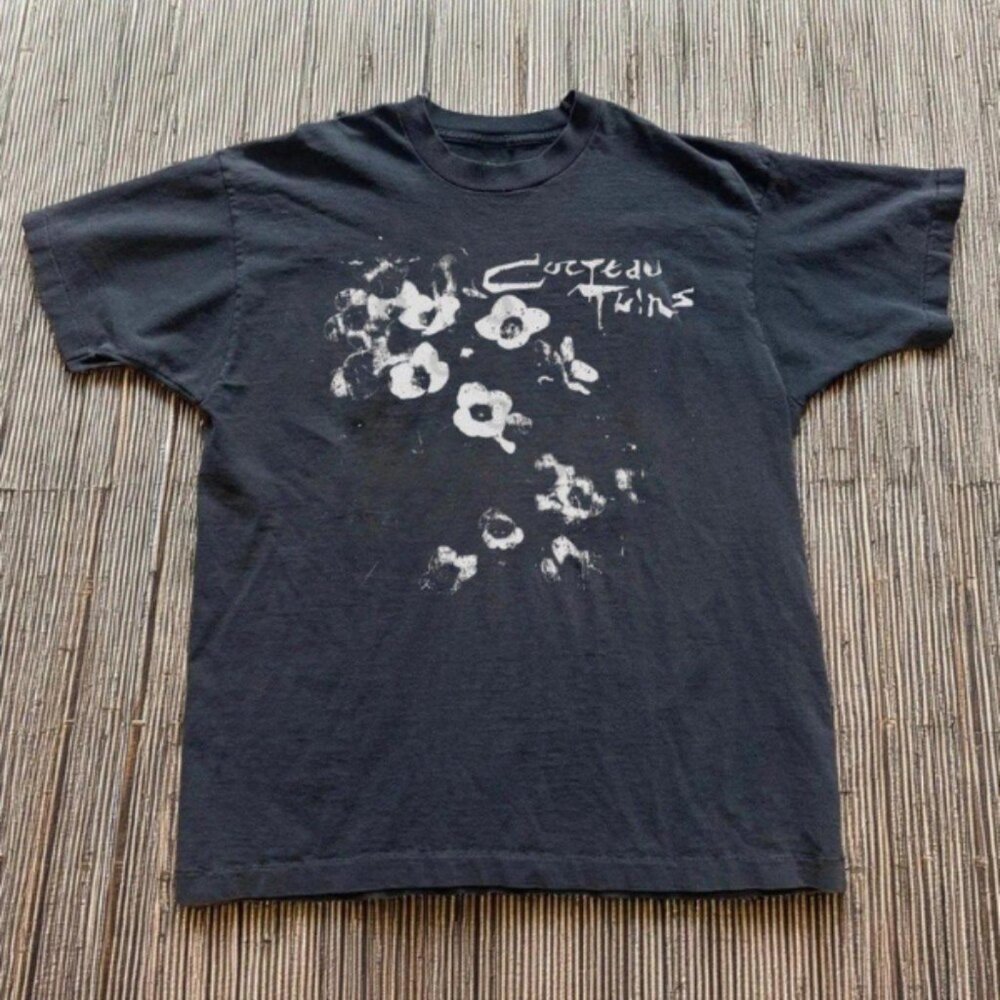 Cocteau Twins Band Graphic Black T-Shirt